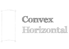 convex horizontal